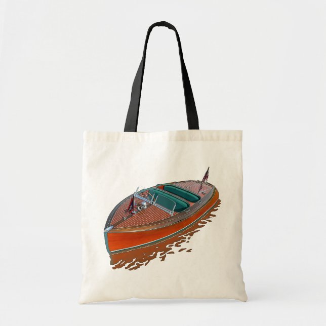 Bolso De Tela Chris-Craft Barrel hacia atrás (Frente)