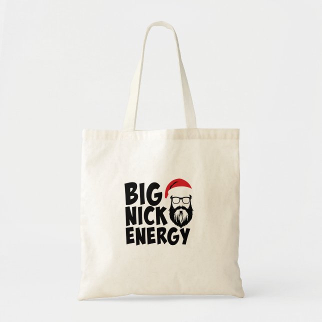 Bolso De Tela Christmas Big Nick Energy (Frente)