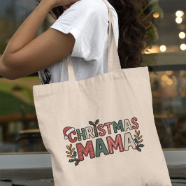 Bolso De Tela Christmas Mama