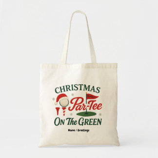 Bolso De Tela Christmas Par-Tee On The Green Funny Golf Christma