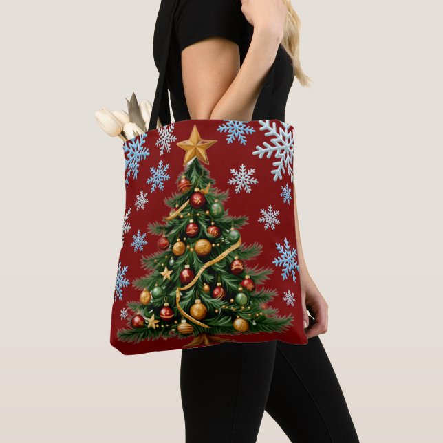 Bolso De Tela Christmas Tote Bag (Detalle)