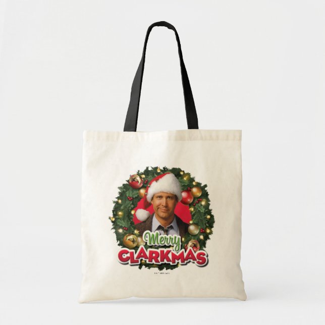 Bolso De Tela Christmas Vacation | Merry Clarkmas (Frente)