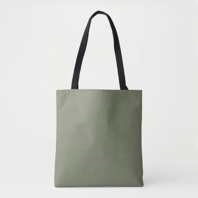 Bolso De Tela Chroma Textura - Salvia (Anverso)