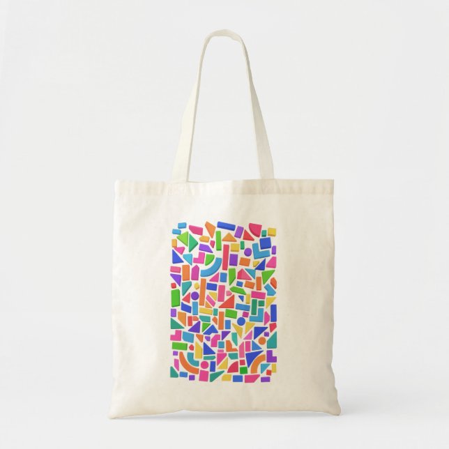 Bolso De Tela Chromatic Geometry (Frente)