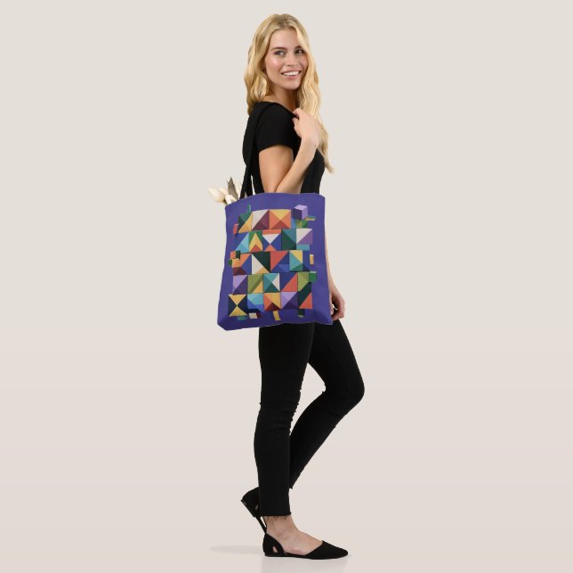 Bolso De Tela Chromatic Structure (Puesto)