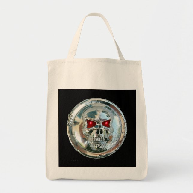 BOLSO DE TELA CHROME SKULL (Frente)