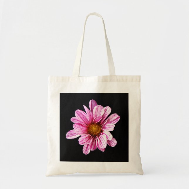 Bolso De Tela Chrysanthemum Flor btcna (Frente)