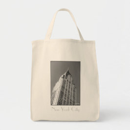 Bolso De Tela Chrysler Building Canvas Grocery Tote