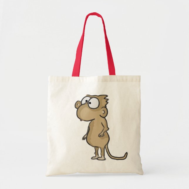 Bolso De Tela Chubby Monkey Tote Bag (Frente)