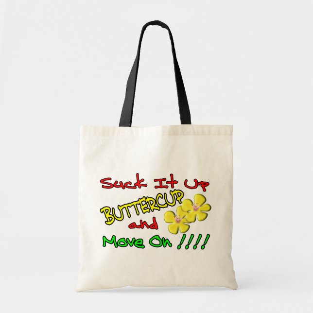 Bolso De Tela Chúpelo encima de ranúnculo (Frente)