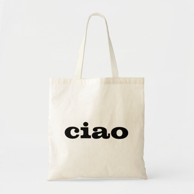 Bolso De Tela Ciao (Frente)