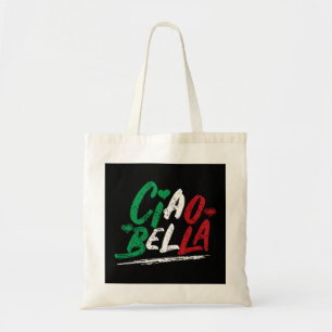 Bolso De Tela Ciao Bella Italia Bandera Hoodie, Italia Hoodie Pu