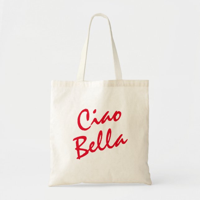 Bolso De Tela Ciao Bella Tote Bag (Frente)