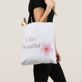 Bolso De Tela Ciao Hermoso, Regalo Floral Elegante