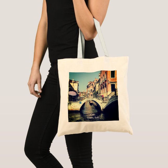 Bolso De Tela Ciao (hola) Venecia, Italia (Anverso (producto))