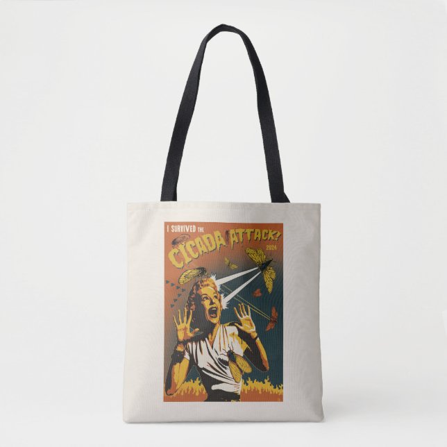 Bolso De Tela Cicada Screaming Lady 2024 (Anverso)