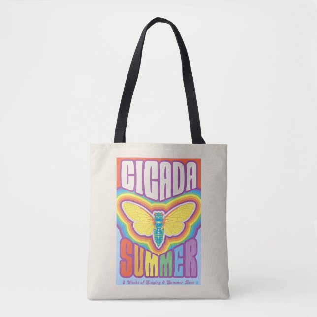 Bolso De Tela Cicada Summer Love (Anverso)