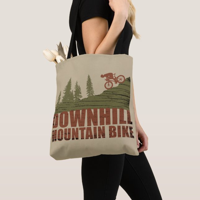 Bolso De Tela Ciclismo de montaña cuesta abajo (Detalle)