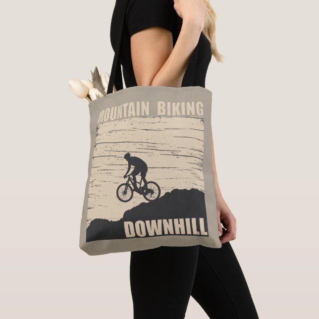 Bolso De Tela Ciclismo de montaña cuesta abajo (Detalle)
