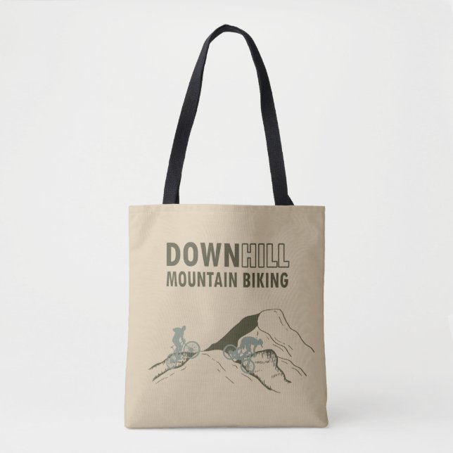 Bolso De Tela Ciclismo de montaña cuesta abajo (Anverso)