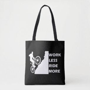 Bolso De Tela Ciclismo de Montaña Motivacional - Frase Divertida