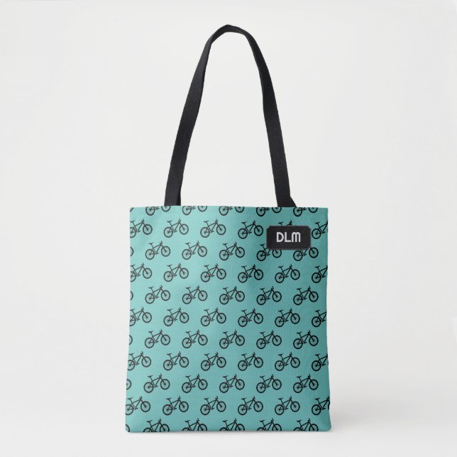 Bolso De Tela Ciclismo de montaña - patrón de bicicleta resisten (Anverso)