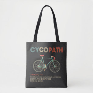 Bolso De Tela Ciclismo divertido para ciclistas y ciclistas