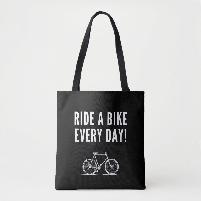 Bolso De Tela Ciclismo motivacional (Anverso)