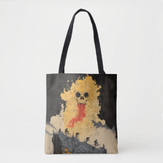 Bolso De Tela Ciclismo Yokai Japonés