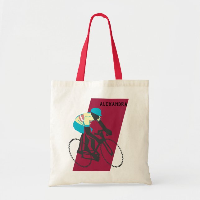 Bolso De Tela Ciclista #2 (Frente)