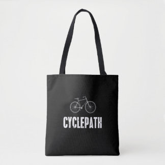 Bolso De Tela ciclistas ciclistas de montaña divertidos en ruta 