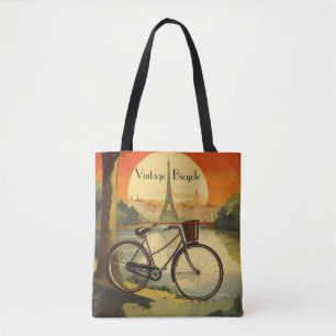 Bolso De Tela Ciclo Parisino de la Hora Dorada - Personalizado