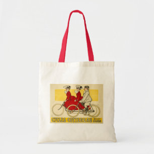 Bolso De Tela Ciclos vintage Cottereau por René Vincent