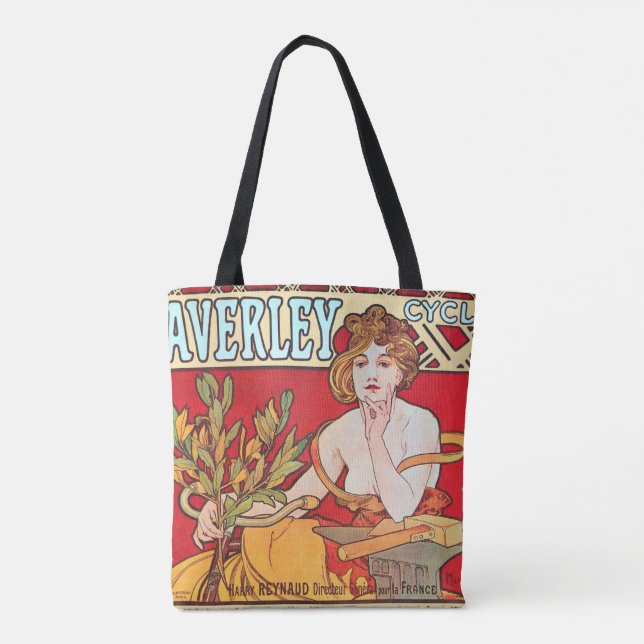 Bolso De Tela Ciclos Waverley, Mucha (Reverso)