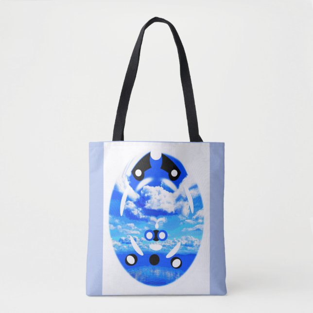 Bolso De Tela Cielo (Anverso)