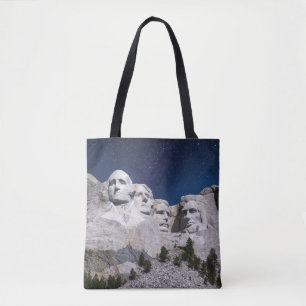 Bolso De Tela Cielo de la escala de tiempo del monte Rushmore