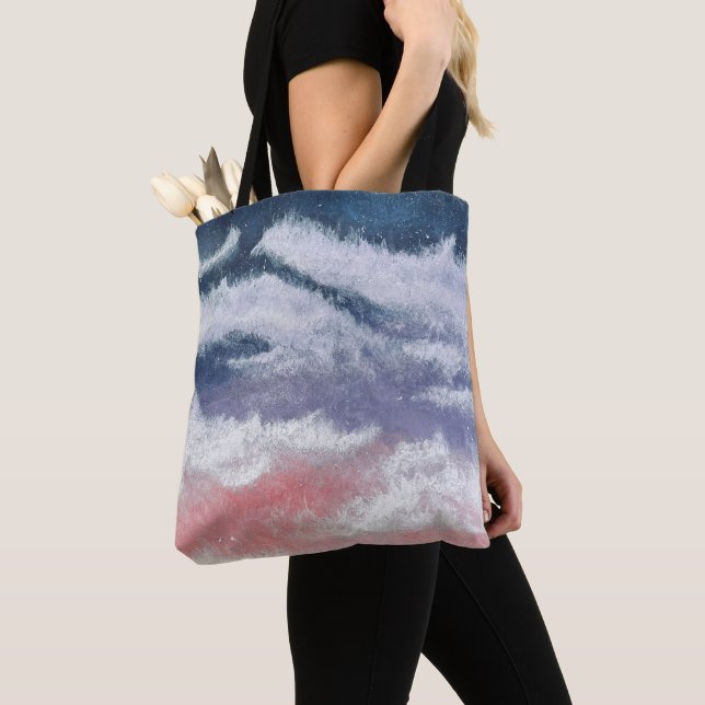 Bolso De Tela Cielo nocturno (Detalle)