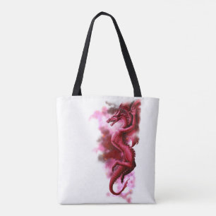 Bolso De Tela Cielo rojo en la mañana