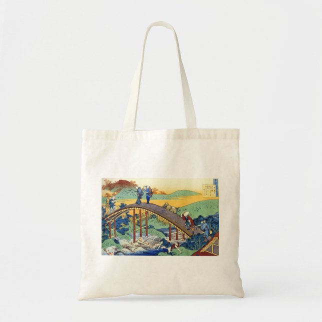 Bolso De Tela Cien poemas explicados por la enfermera Hokusai (Frente)