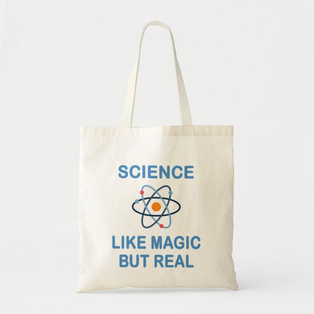 Bolso De Tela Ciencia como la magia (Frente)