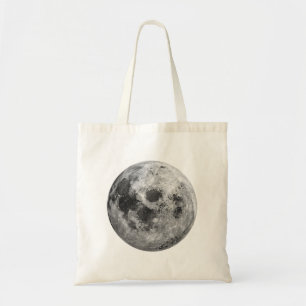 Bolso De Tela Ciencia de astronomía gráfica de Guay Full Moon