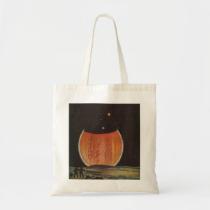 Bolso De Tela Ciencia Ficción Vintage, Astronautas en Ganímedes