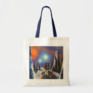 Bolso De Tela Ciencia Ficción Vintage Planeta Extranjero con Ali