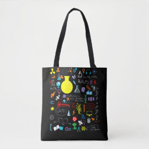 Bolso De Tela Ciencia Física Matemática Química Biología Ast
