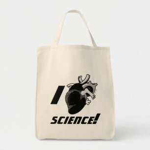 Bolso De Tela Ciencia I (del corazón anatómico)