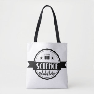 Bolso De Tela Ciencia. Los chicas mejora