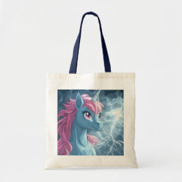 Bolso De Tela Cierre de Unicornio trueno