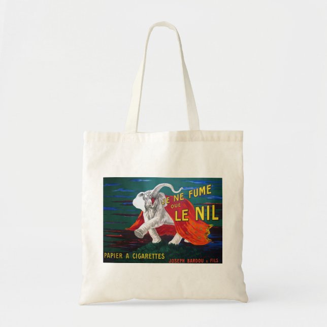 Bolso De Tela Cigarros elefantes 1900 (Frente)