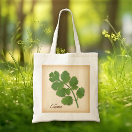 Bolso De Tela Cilantro Hierba