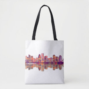 Bolso De Tela Cincinnati USA Skyline
